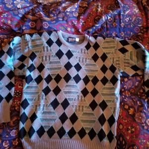 Vintage 80s SERAC by EIR Sport Wool Mens Ski Sweat